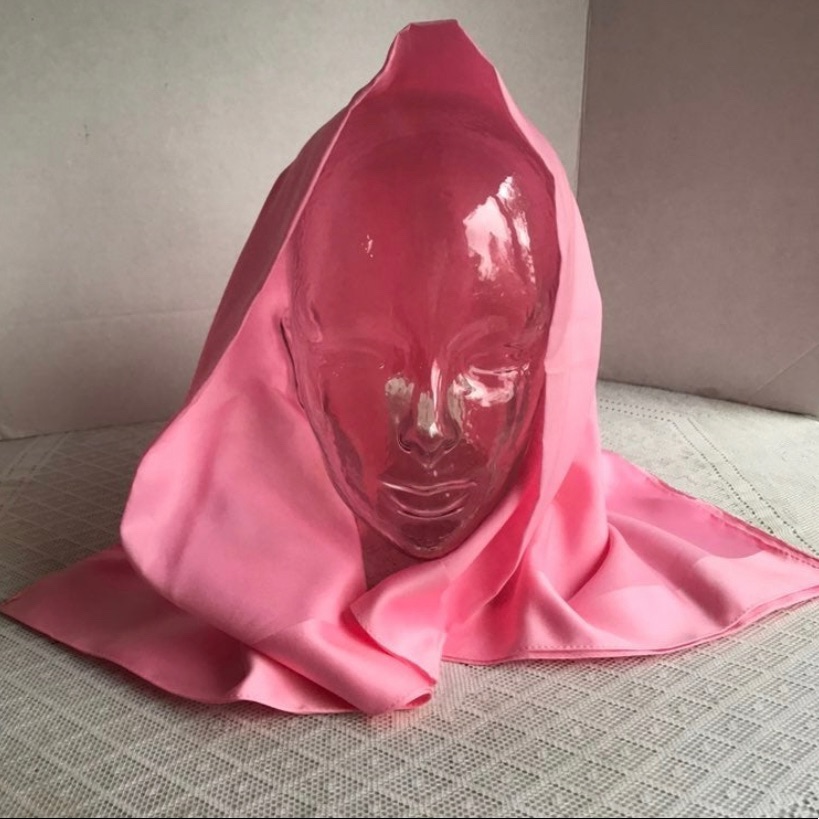 Vintage Pink Italian Scarf